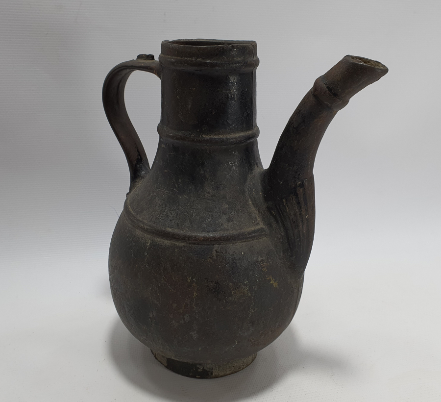 OSMANLI DÖNEMİ RUM İŞİ DEMİR DÖKÜM İBRİK SÜRAHİ