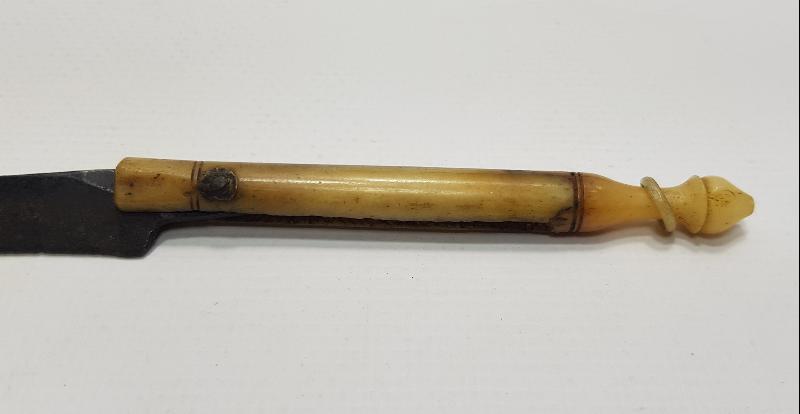 OSMANLI DÖNEMİ TEKKE İŞİ KEMİK SAPLI USTURA