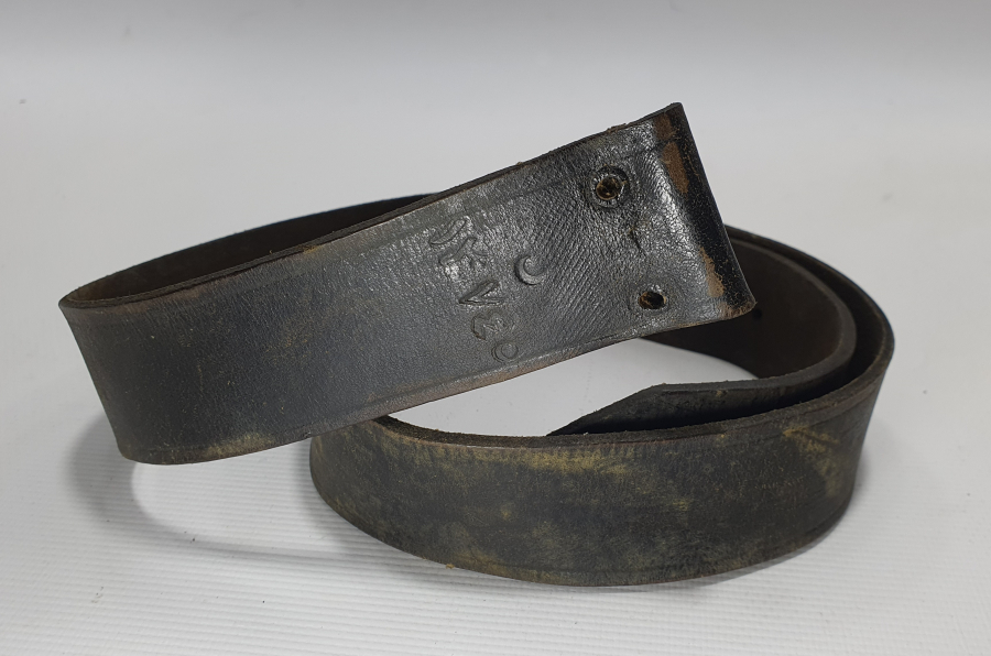 ÜZERİ OSMANLICA YAZILI OSMANLI DÖNEMİ SUBAY KEMERİ