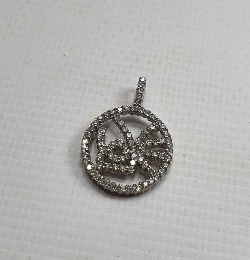 MARGAZİT TAŞLI GÜMÜŞ KOLYE UCU