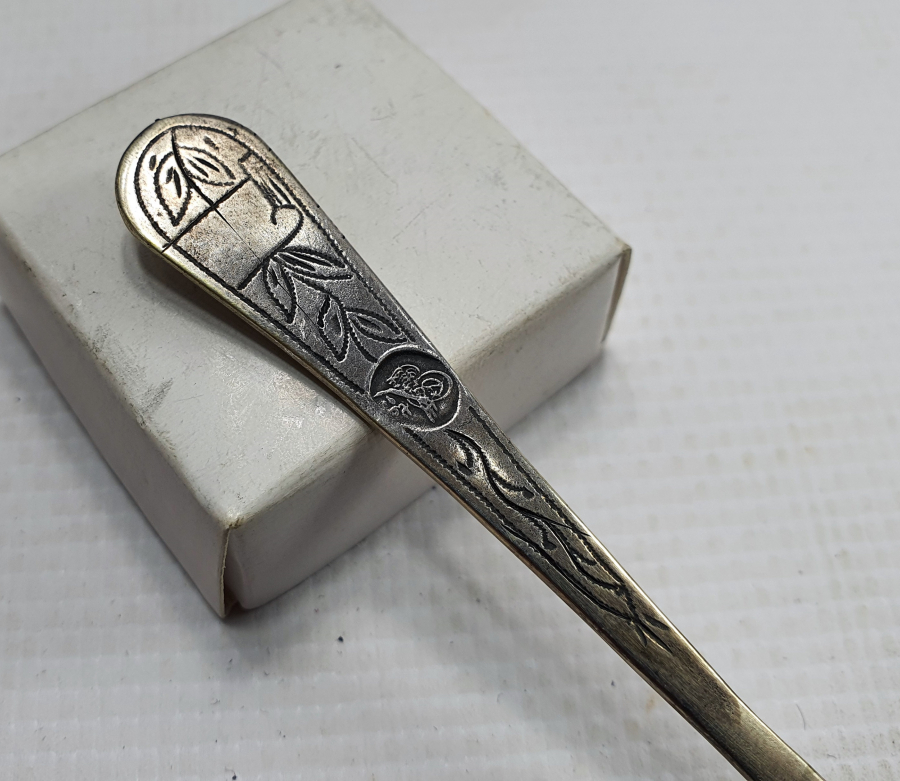 OSMANLI DÖNEMİ ÇOK NADİR TUĞRALI GÜMÜŞ DONDURMA KAŞIĞI