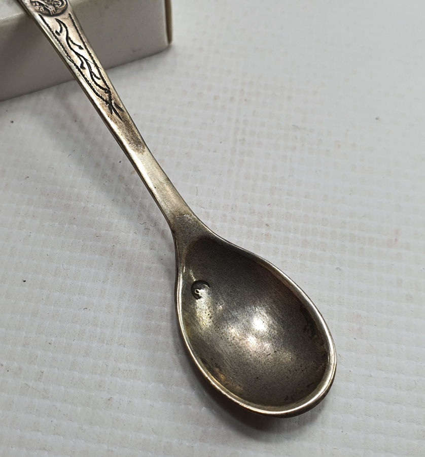 OSMANLI DÖNEMİ ÇOK NADİR TUĞRALI GÜMÜŞ DONDURMA KAŞIĞI