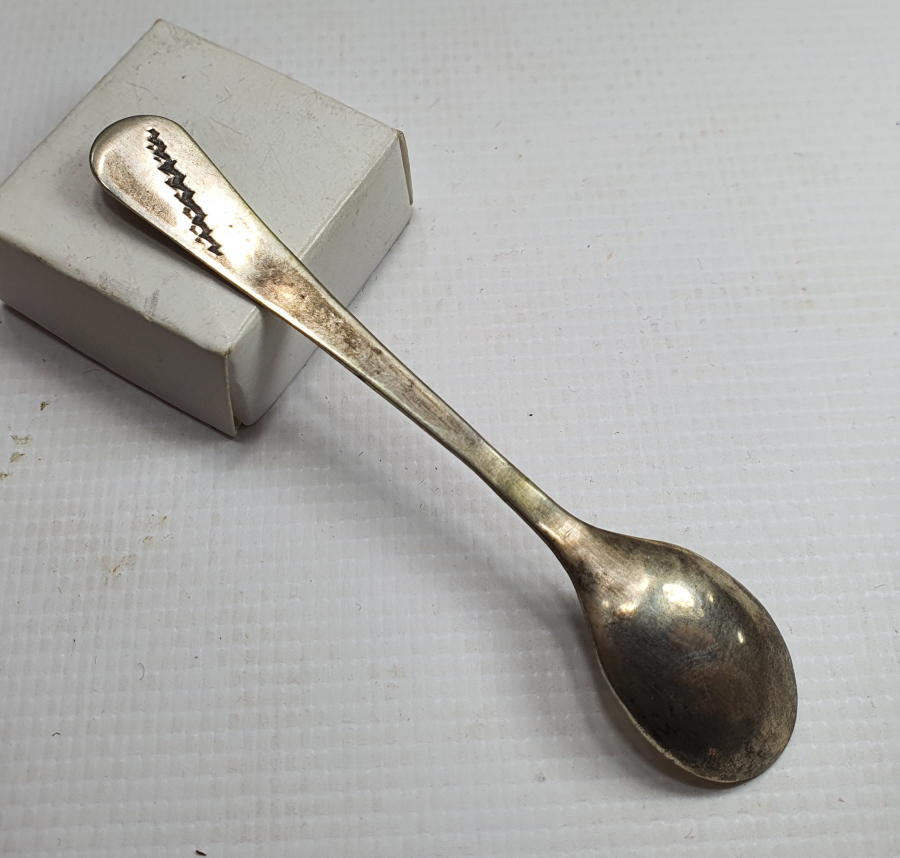 OSMANLI DÖNEMİ ÇOK NADİR TUĞRALI GÜMÜŞ DONDURMA KAŞIĞI