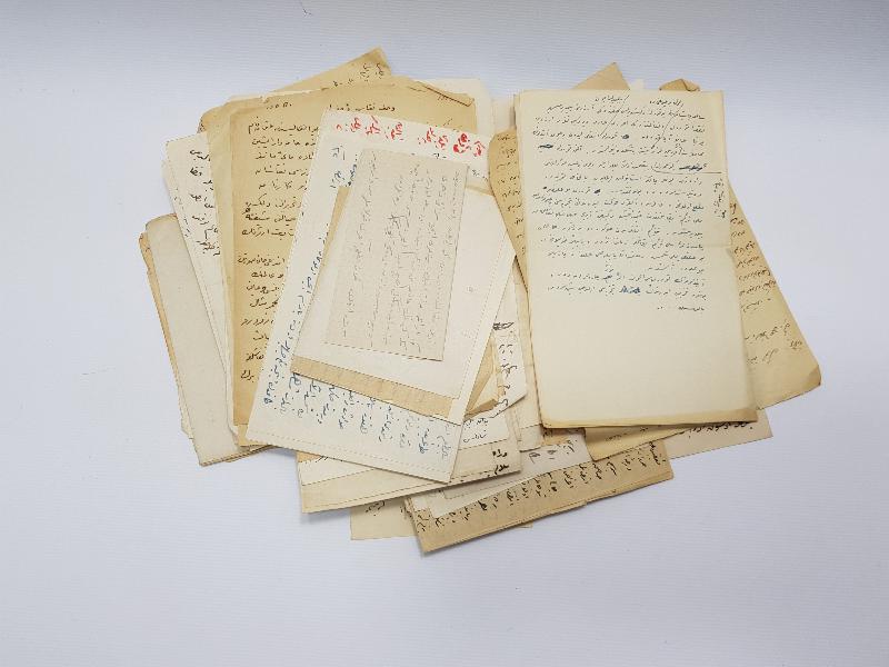 1910-1923 ARASI 100 ADET EL YAZMA OSMANLICA MEKTUP 