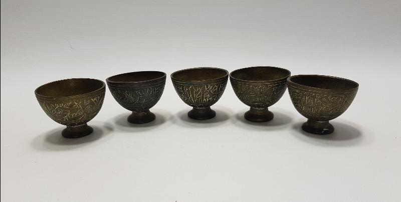 OSMANLI DÖNEMİ̇ KALEM İŞÇİLİKLİ PİRİNÇ FİNCAN ZARFLARI