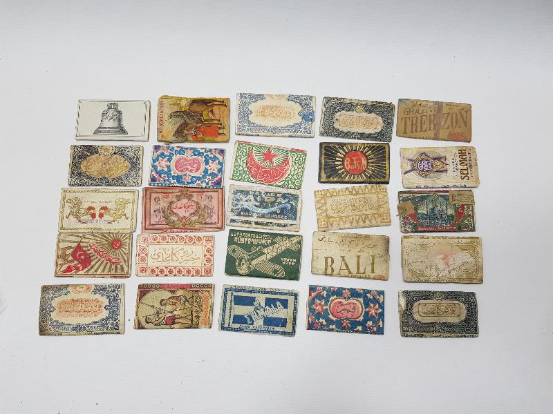 OSMANLI DÖNEMİ 25 ADET SİGARA KAĞIDI 