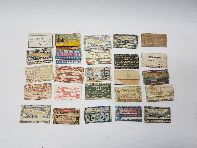 OSMANLI DÖNEMİ 25 ADET SİGARA KAĞIDI 