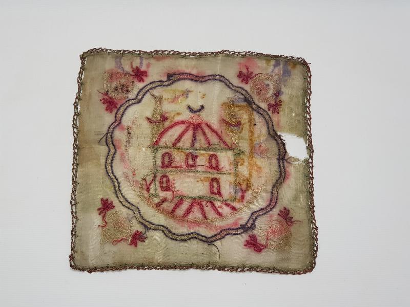 OSMANLI DÖNEMİ AYASOFYA CAMİİ GÖRSELLİ İPEK MENDİL 