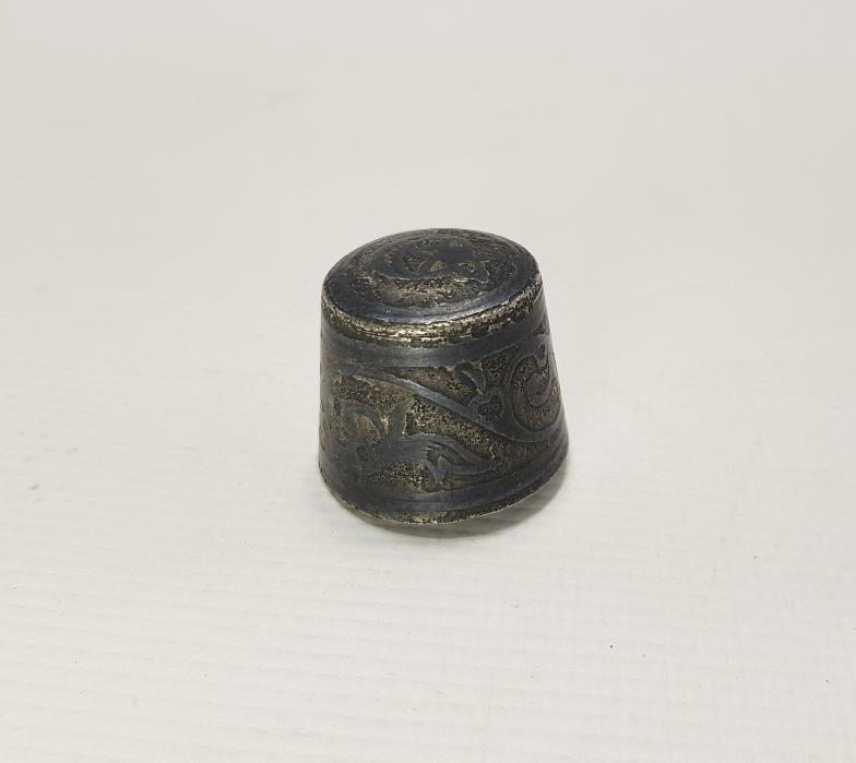 OSMANLI DÖNEMİ ÇERKES İŞİ SAVATLI GÜMÜŞ DÜĞME