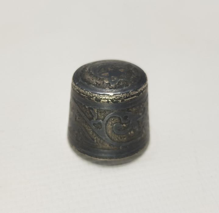 OSMANLI DÖNEMİ ÇERKES İŞİ SAVATLI GÜMÜŞ DÜĞME