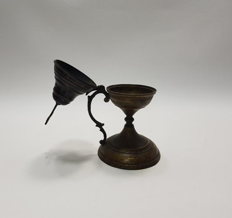 OSMANLI DÖNEMİ RUM İŞİ HAÇLI BUHURDANLIK 