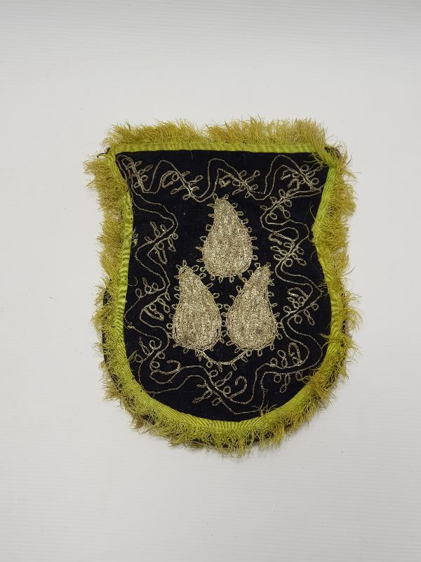 OSMANLI DÖNEMİ TEL SARMA İŞLEMELİ KADİFE KESE