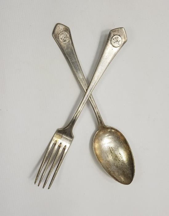 OSMANLICA KARS YAZILI SEYAHAT ÇATAL KAŞIK SETİ