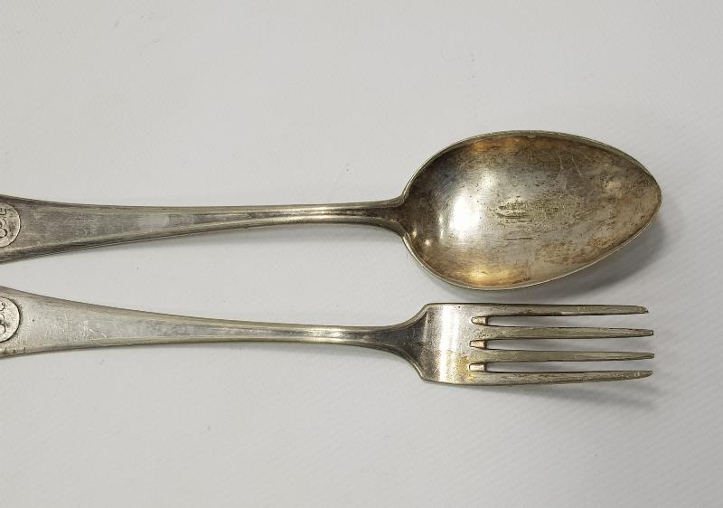 OSMANLICA KARS YAZILI SEYAHAT ÇATAL KAŞIK SETİ