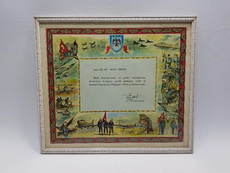 HAVA KUVVETLERİ KOMUTANLIĞI TAKDİR BELGESİ 