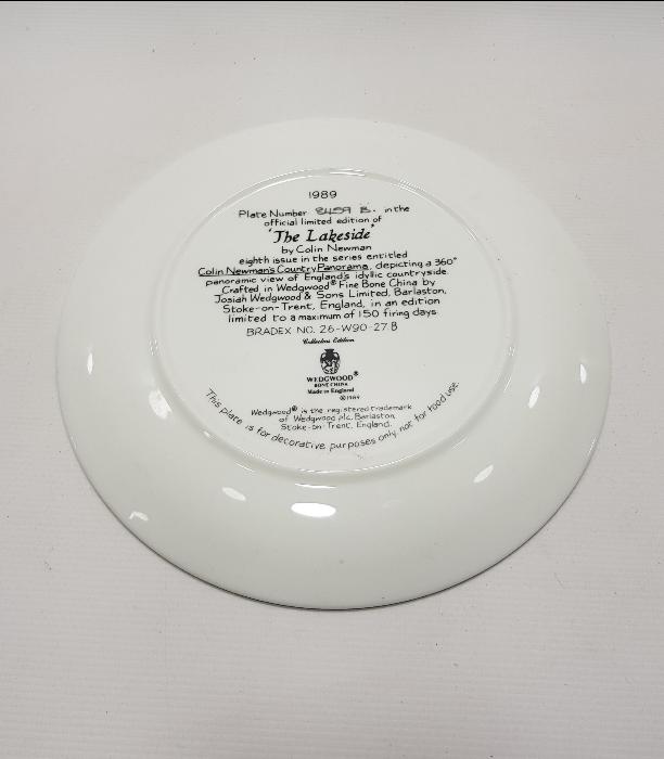 SANATÇI İMZALI EL BOYAMA PORSELEN DUVAR TABAĞI 