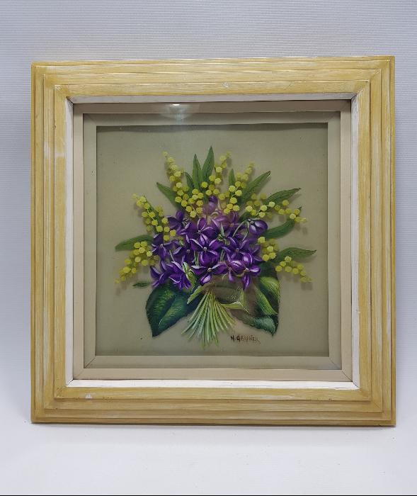 SANATÇI İMZALI EL BOYAMA ÜÇ BOYUTLU TABLO 