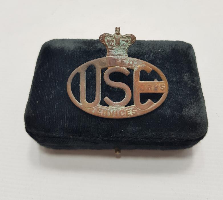 1. DÜNYA SAVAŞI DÖNEMİ NADİR İNGİLİZ ASKERİ BİRLİK ROZETİ 