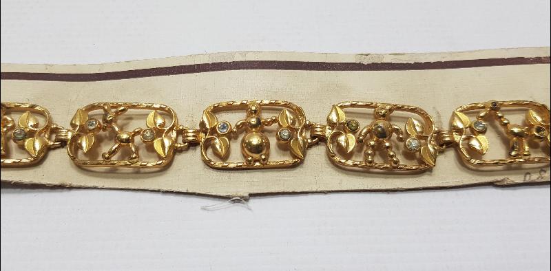 1930'LARDAN ALTIN KAPLAMA BIJUTERİ BİLEKLİK