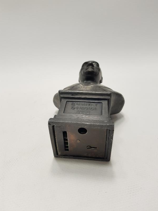 ATATÜRK BÜSTÜ ŞEKLİNDE EMNİYET SANDIĞI KUMBARA