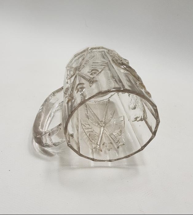 OSMANLI DÖNEMİ AY YILDIZ VE ASLAN KABARTMALI BİRA BARDAĞI 