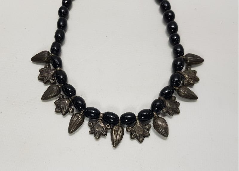 OLTU TAŞI VE GÜMÜŞ KOLYE GERDANLIK 