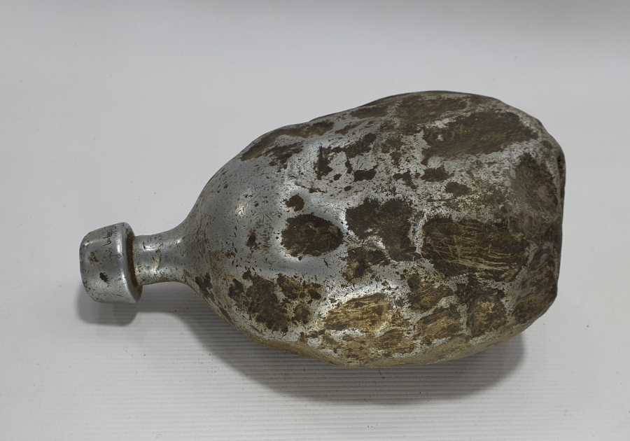 1. DÜNYA SAVAŞI OSMANLICA ASAKİRİ ŞAHANE YAZILI ASKER MATARASI