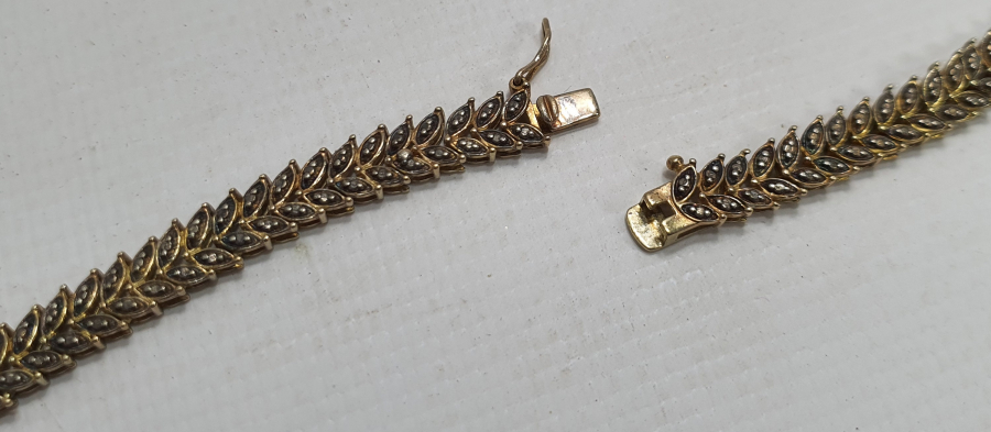 ALTIN KAPLAMA GÜMÜŞ GERDANLIK