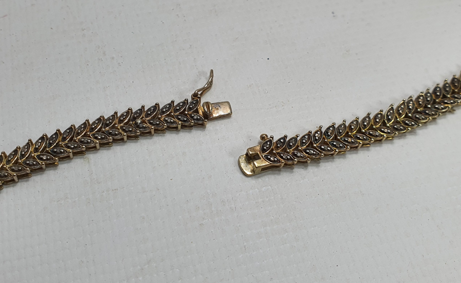 ALTIN KAPLAMA GÜMÜŞ GERDANLIK