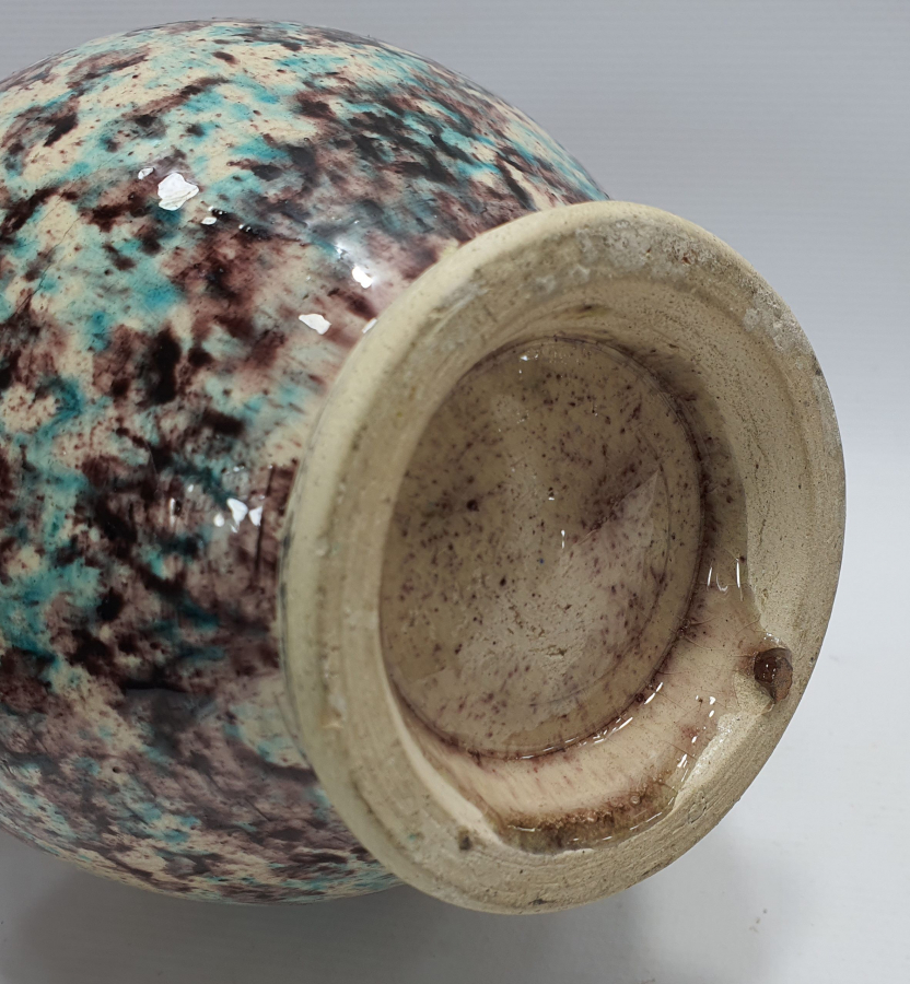 CUMHURİYET BAŞLARI NADİR RENKTE KÜTAHYA VAZO