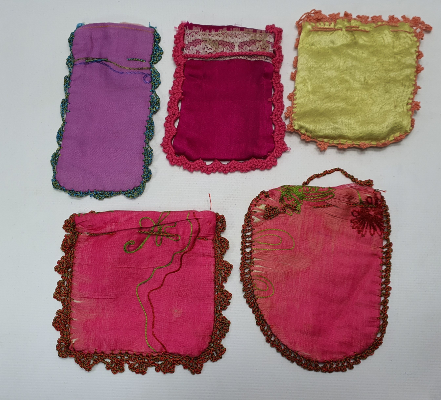 OSMANLI DÖNEMİ 5 ADET KESE