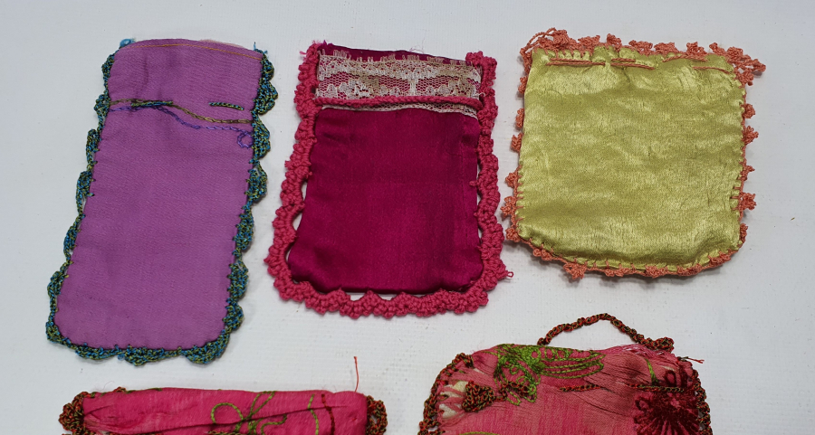 OSMANLI DÖNEMİ 5 ADET KESE