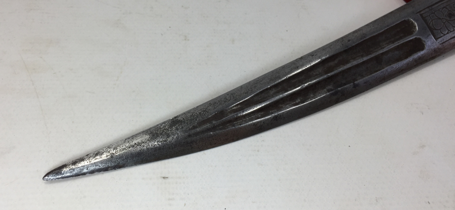 OSMANLI DÖNEMİ GERGEDAN BOYNUZUNDAN MAMUL KAMA - KÜRT KAMASI