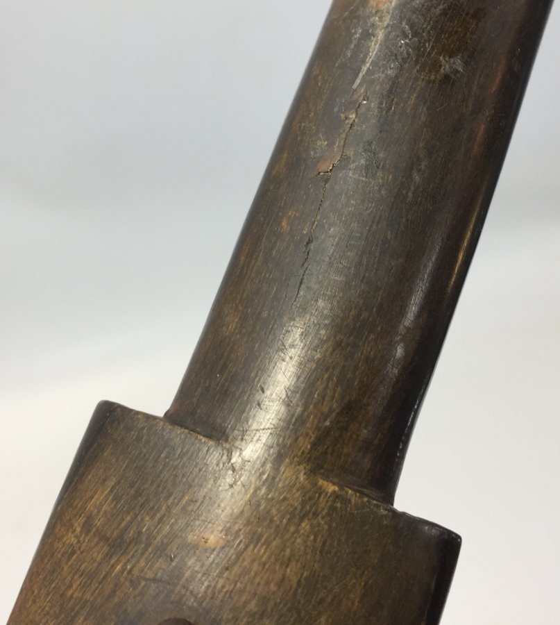 OSMANLI DÖNEMİ GERGEDAN BOYNUZUNDAN MAMUL KAMA - KÜRT KAMASI