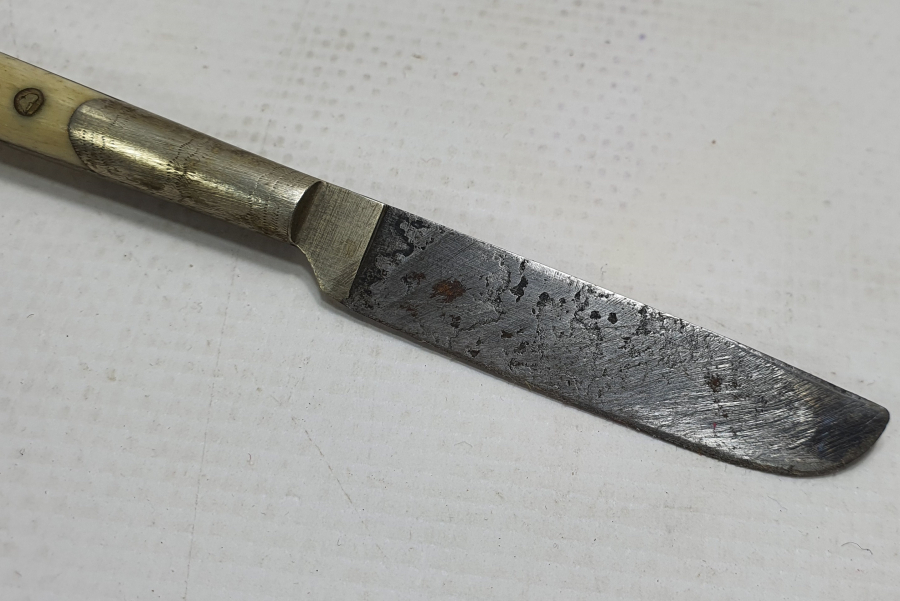 OSMANLI DÖNEMİ KEMİK SAPLI MAKTA - HATTAT BIÇAĞI