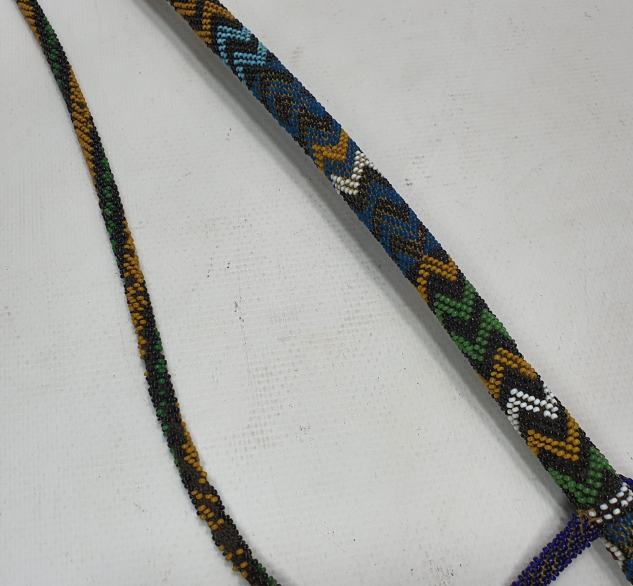 OSMANLI DÖNEMİ YILAN BAŞLI BONCUK İŞİ AT KIRBACI