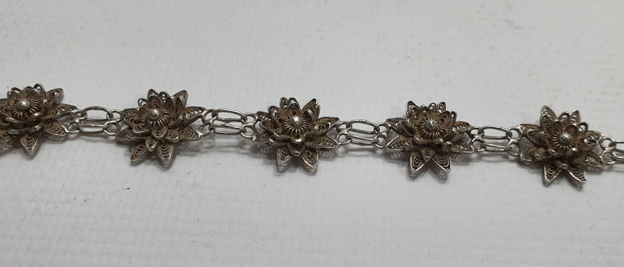 TELKARİ İŞÇİLİKLİ GÜMÜŞ BİLEKLİK