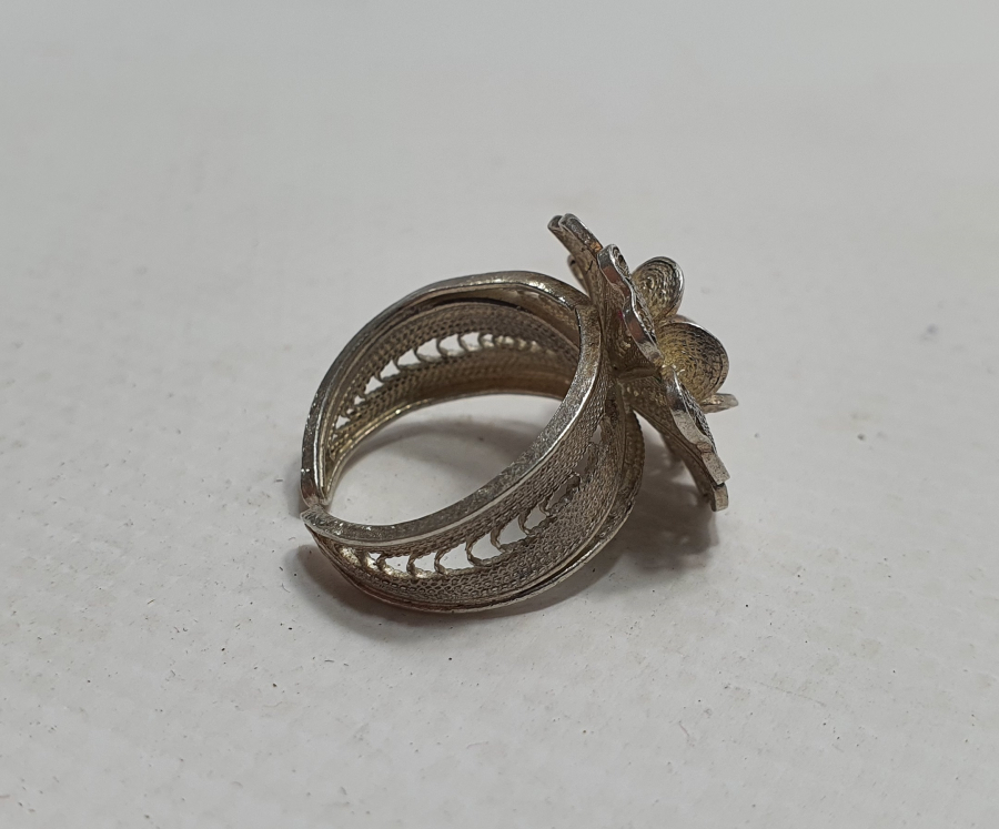 TELKARİ İŞÇİLİKLİ GÜMÜŞ YÜZÜK