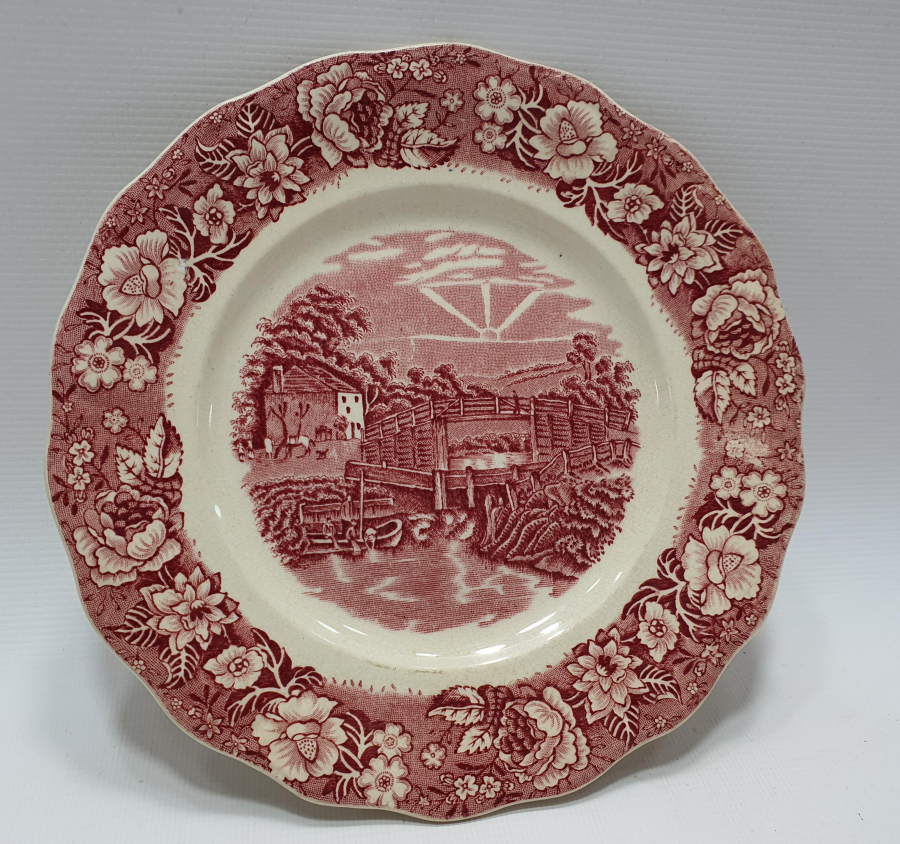 1900 BAŞLARI İNGİLİZLERİN OSMANLI PAZARINA YAPTIĞI PORSELEN TABAK