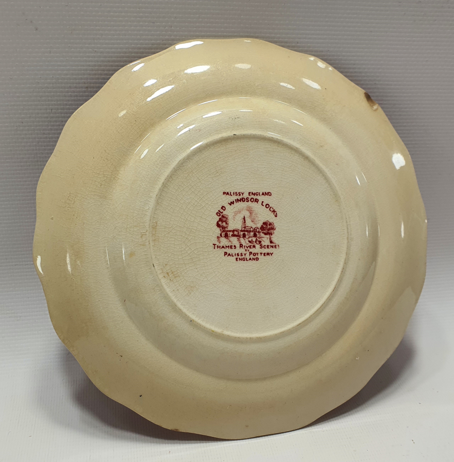 1900 BAŞLARI İNGİLİZLERİN OSMANLI PAZARINA YAPTIĞI PORSELEN TABAK