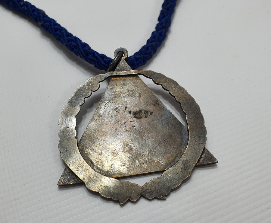 1948 YILI GÜMÜŞ ÜZERİ MİNELİ MASON MADALYONU