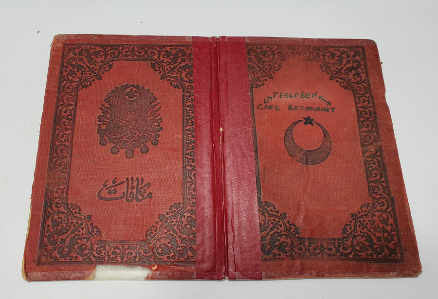 OSMANLI DEVLET ARMALI VE AY YILDIZLI KİTAP CİLDİ