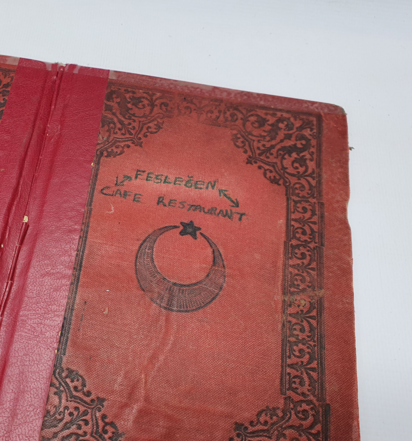 OSMANLI DEVLET ARMALI VE AY YILDIZLI KİTAP CİLDİ