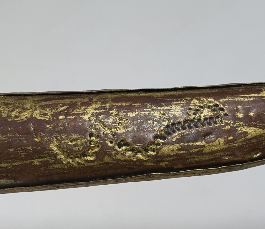 OSMANLI DÖNEMİ KEMİK SAPLI NADİR FORMDA KUŞAK KAMASI