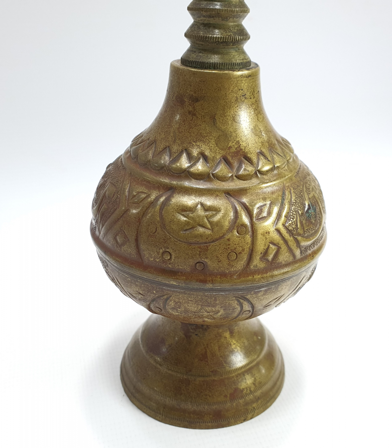 OSMANLI DÖNEMİ ÜZERİ AY YILDIZLI VE YAZILI GÜLEBDAN