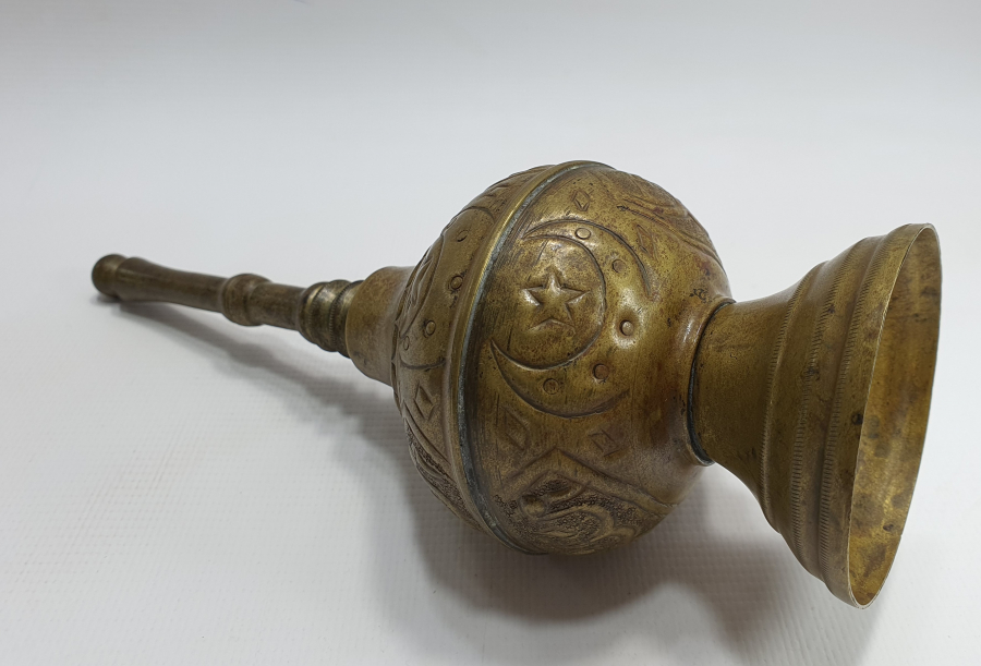 OSMANLI DÖNEMİ ÜZERİ AY YILDIZLI VE YAZILI GÜLEBDAN