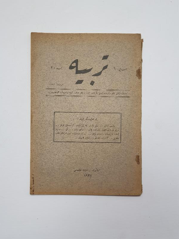 OSMANLICA KİTAP: TERBİYE. GALATASARAY KAMPINDAN GÖRSELLER