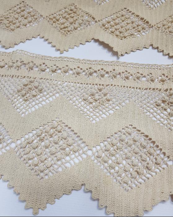 DÖRT PARÇA EL İŞLEME DANTEL SAÇAK