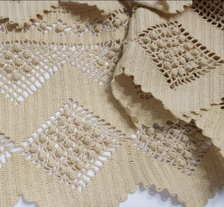 DÖRT PARÇA EL İŞLEME DANTEL SAÇAK