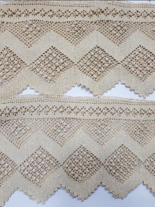 DÖRT PARÇA EL İŞLEME DANTEL SAÇAK